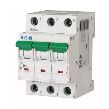 Eaton PXL-B6/3 Leitungsschutzschalter 6A 3-polig B-Charakteristik 10kA