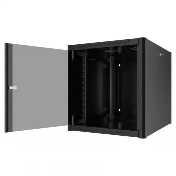 EFB 19 inch Wandschrank 26U, 800mm Tiefe, RAL9005 Tiefschwarz