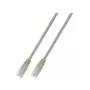 EFB ECOLAN RJ45 Patchkabel Cat.6 U/UTP PVC CCA 1m Grau