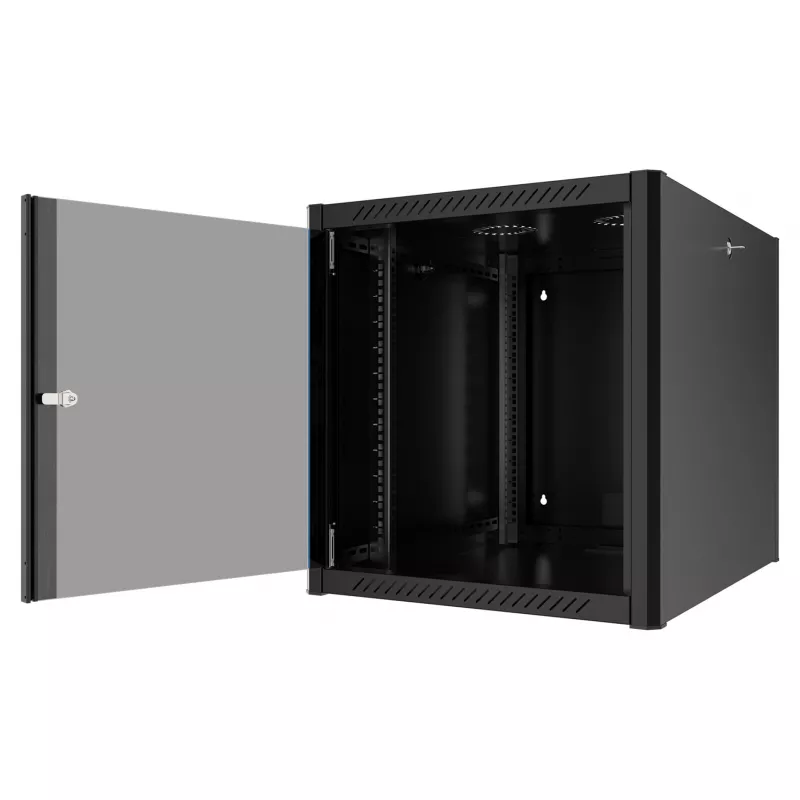 EFB Elektronik 19 inch Wandgehäuse 16HE, Tiefe 800 mm, vormontiert, RAL 9005