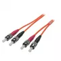 EFB Elektronik Duplex Jumper ST-ST 50/125µm OM2 LSZH Orange 3,0mm 10m