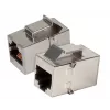 EFB Elektronik Keystone Adapter Modul RJ45 Buchse zu Buchse STP Cat.5e Edelstahl - 37508.1V3