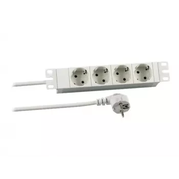 EFB Elektronik Koop PROFIversal Power Strip (rackmontierbar) - AC 250 V - Eingang CEE 7/7 - 4 x CEE 7/3 Ausgänge