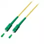 EFB Elektronik Simplex-Glasfaser-Patchkabel SC/APC-SC/APC OS2, 1 m, gelb