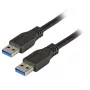 EFB Elektronik Premium USB 3.0 Kabel, USB-A Stecker auf USB-A Stecker, 3 m, Schwarz