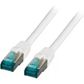 EFB-Elektronik RJ45 Patchkabel Cat.6A S/FTP LSZH Weiß 0,5m