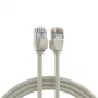 EFB Elektronik RJ45 Patchkabel Cat.6A U/FTP TPE 4mm Ultraflex Grau 5m
