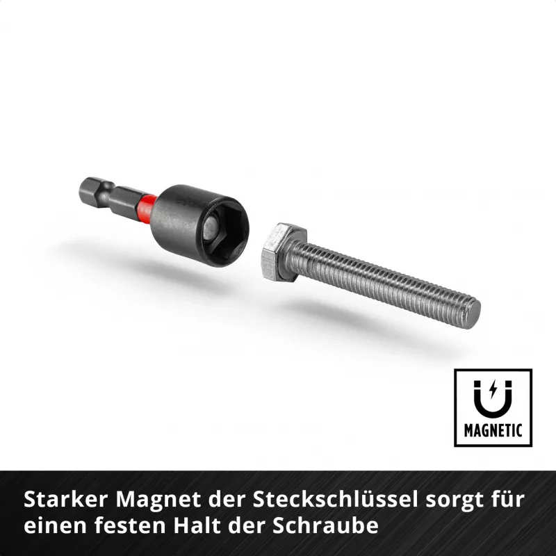 EINHELL-KWB Impact Bit Set in M-CASE, 39-teilig (mit Nüssen)