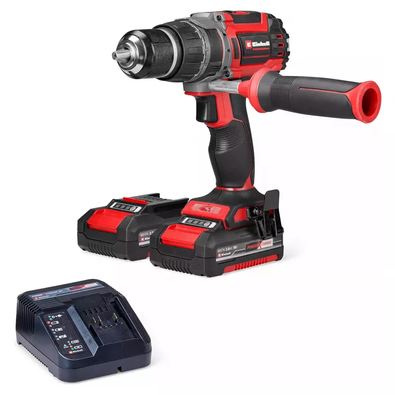 Einhell TP-CD 18/70 Li-i BL Akku-Schlagbohrschrauber-Set, 18V bürstenlos, 70 Nm, 2x2,0Ah
