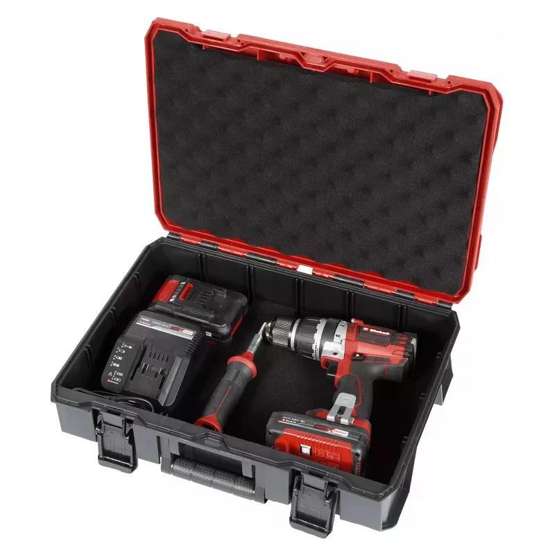 Einhell TP-CD 18/70 Li-i BL Akku-Schlagbohrschrauber-Set, 18V bürstenlos, 70 Nm, 2x2,0Ah