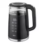 Eldom C540 Jetty kabelloser Elektro-Wasserkocher mit Temperaturregelung, 1,7 l, Schwarz