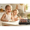 Eldom GK110 Kontaktgrill, 800 W, Schwarz/Silber