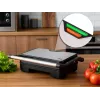 Eldom GK110 Kontaktgrill, 800 W, Schwarz/Silber