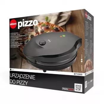 ELDOM ST1000 Pizzo Pizzamaker, 1450 W, 32 cm Platte, Schwarz