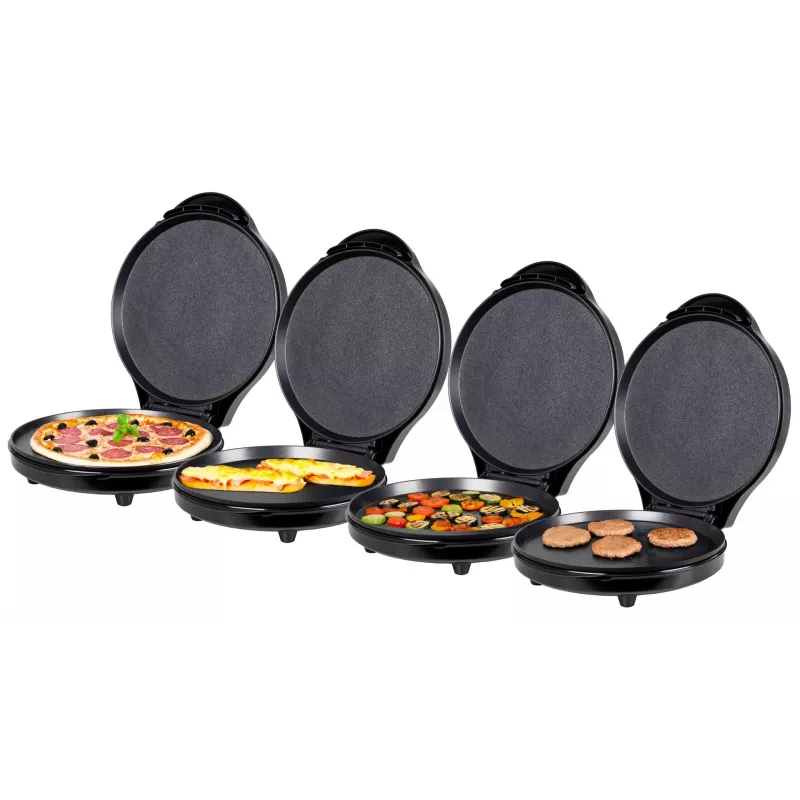 ELDOM ST1000 Pizzo Pizzamaker, 1450 W, 32 cm Platte, Schwarz
