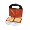 Eldom ST11B Ruddy Sandwichmaker, 750 W, Weiß, Keramikplatten