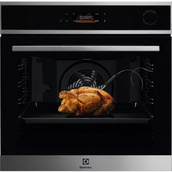 Electrolux EOC8P39WX Einbau-Backofen mit Pyrolyse-Selbstreinigung, 71L, A+ Energie, Edelstahl