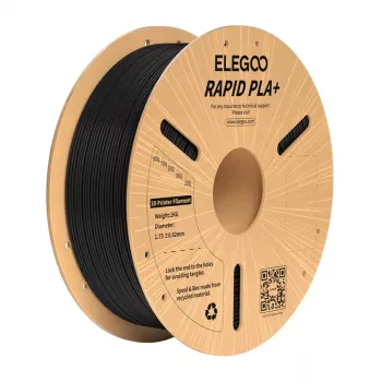 ELEGOO Rapid PLA+ Filament (Schwarz)