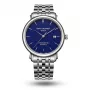 EMILE CHOURIET Herren 001168G406698 Automatische Taucheruhr 40mm Schwarzes Zifferblatt Edelstahlarmband