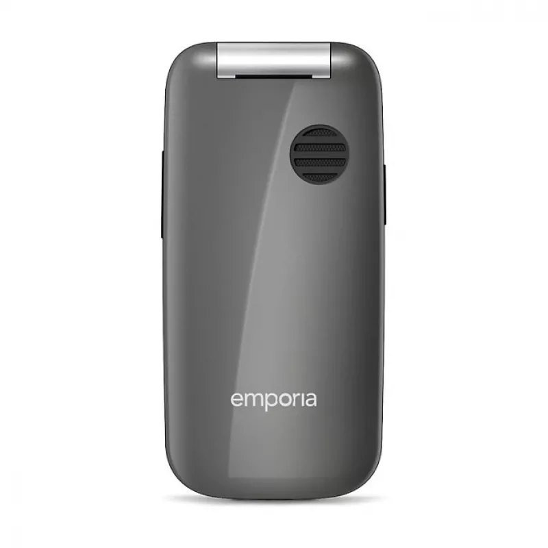 Emporia ONE V200i 2G Großtasten-Klapphandy, Space Grey/Silber