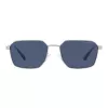 EMPORIO ARMANI EA2140-304580 Sonnenbrille Herren Matt Schwarz Grau Rechteckig