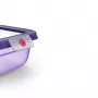 EMSA ONECLICK Aufbewahrungsbehälter für Lebensmittel 1,5 L rechteckig violett luftdicht auslaufsicher BPA-frei mikrowellen-, spülmaschinen- und gefriergeeignet 3110601757