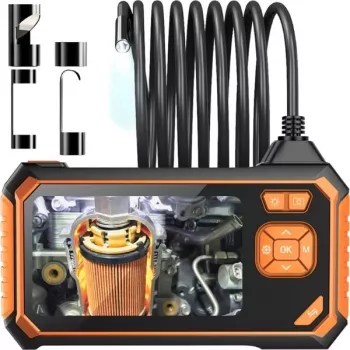 Endoskopkamera mit Display Bigstren 4,3 inch IPS LCD 1080P 8mm Sonde 5m Kabel IP67 2600mAh