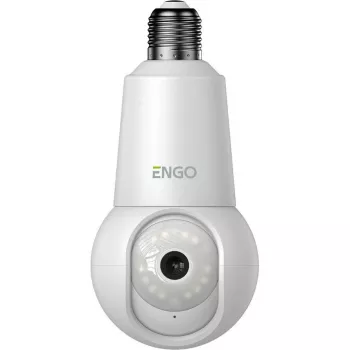 ENGO Controls ECAM-E27 Smart Wi-Fi Kamera für E27-Lampenfassung, 4MP