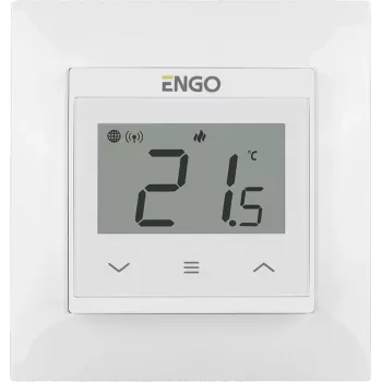 ENGO E55-W Unterputz-Wi-Fi-Temperaturregler für 55x55-Rahmen