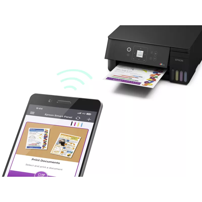 Epson EcoTank L3362 Farb-Multifunktions-Tintenstrahldrucker (A4, Wi-Fi, Schwarz)