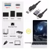 EQUIP 133101 USB-C & USB-A auf RJ45 Gigabit Ethernet Adapter, Schwarz