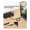 EQUIP 133101 USB-C & USB-A auf RJ45 Gigabit Ethernet Adapter, Schwarz