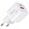 Equip 2-Port USB-C PD3.0/USB-A GaN Wandladegerät 20W, Weiß, 25 Stück Packung