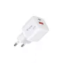 Equip 2-Port USB-C PD3.0/USB-A GaN Wandladegerät 20W, Weiß, 25 Stück Packung