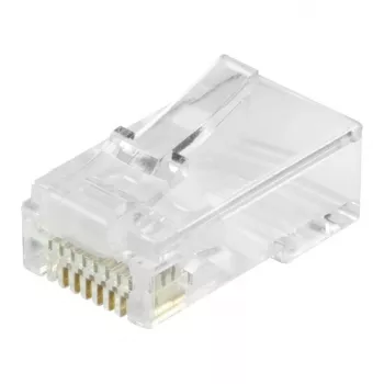 Equip Cat6 RJ45 UTP Unshielded Connector Kit (100 Stück) - Transparent