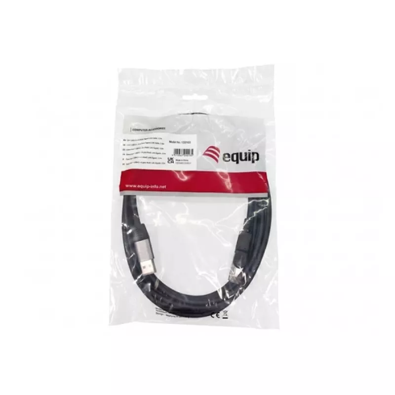 Equip GigaBit USB-C+A to RJ45 Adapter, Schwarz