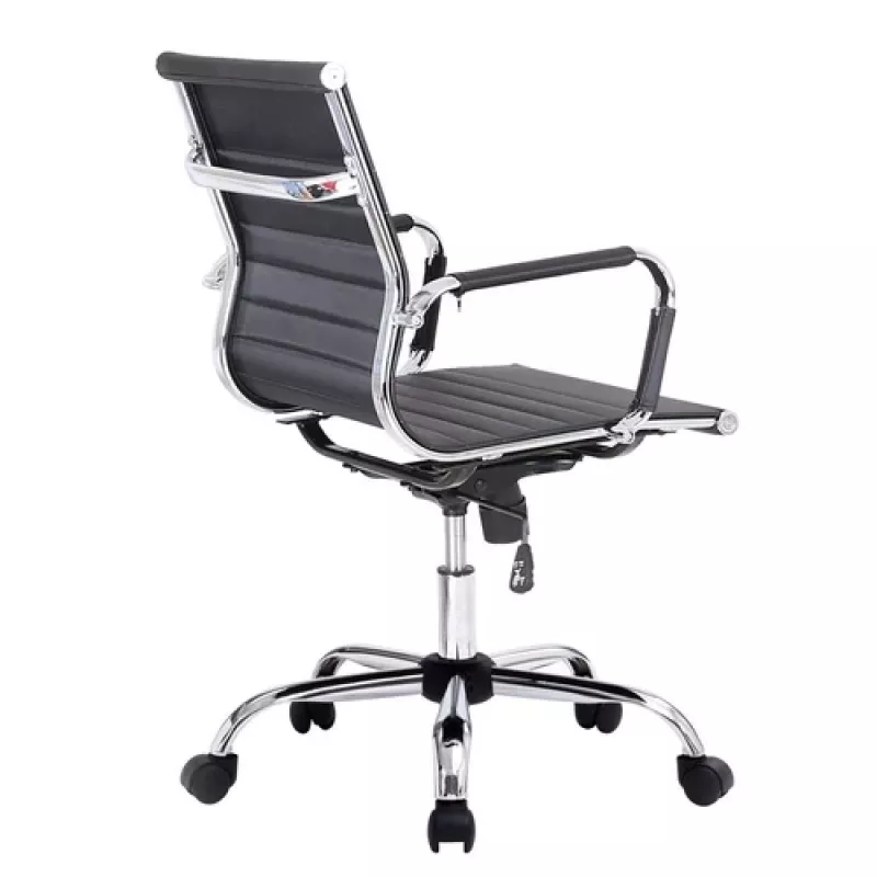 Equip Bürostuhl mit gerippter Polsterung/Rückenlehne Schwarz
