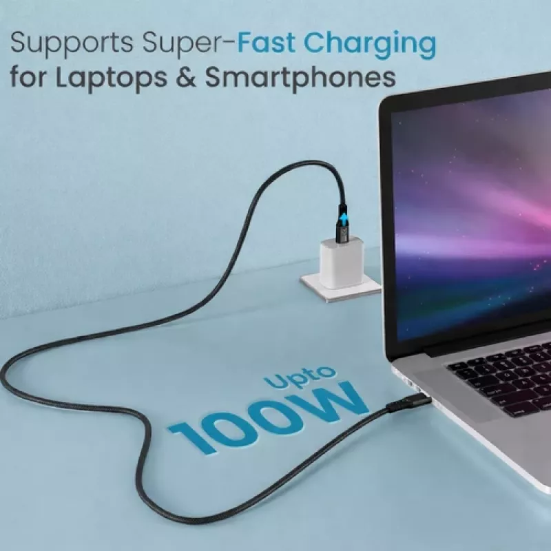 EQUIP USB-C auf USB-C + HDMI Adapter mit 100W Power Delivery, 4K 60Hz, 3m Aluminium