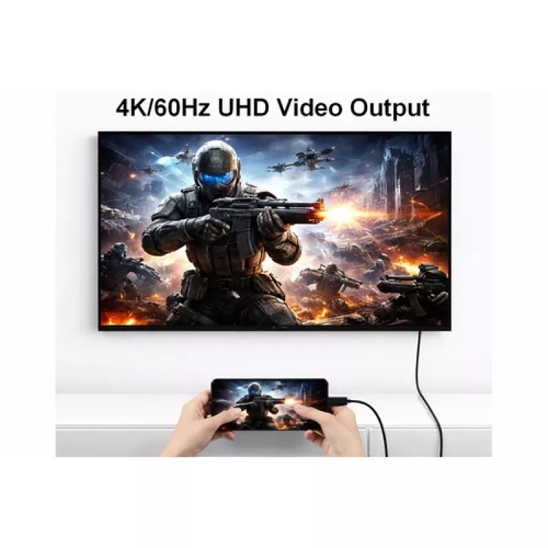 EQUIP USB-C auf USB-C + HDMI Adapter mit 100W Power Delivery, 4K 60Hz, 3m Aluminium