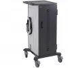 Ergotron YES35 Ladewagen für 35 Geräte, abschließbar, grau/weiß, für Bildschirme bis 10 Zoll