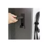 Ergotron YES35 Ladewagen für 35 Geräte, abschließbar, grau/weiß, für Bildschirme bis 10 Zoll