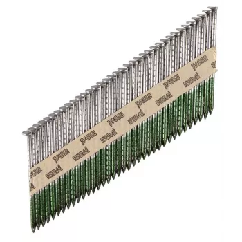 ESSVE STRIPNAILS 34D 3.1x90 BL - 1200 Stk. Streifennägel, 34°, D-Kopf, glatter Schaft, blanker Stahl, 90 mm, 3.1 mm