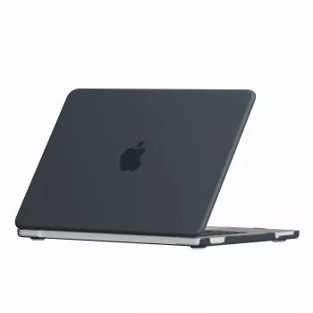 ESTUFF MacBook Neo 13 schwarzes frosted Case