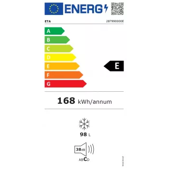 ETA 287990000E Gefriertruhe, 98 L, Energieeffizienzklasse E, Weiß