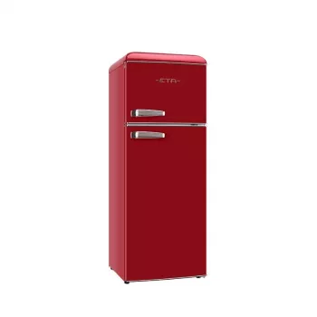 ETA Storio Retro Kühlschrank-Gefrierkombination 215L freistehend Rot Energieklasse E