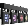 EUROLITE LED KLS-3002 MK2 Kompakt-Lichtset AIR 4x RGBWA/UV Spots DMX Wireless