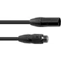EUROLITE SEC-1 IP65 3-Pin DMX-Kabel 3m Schwarz Wasserdicht