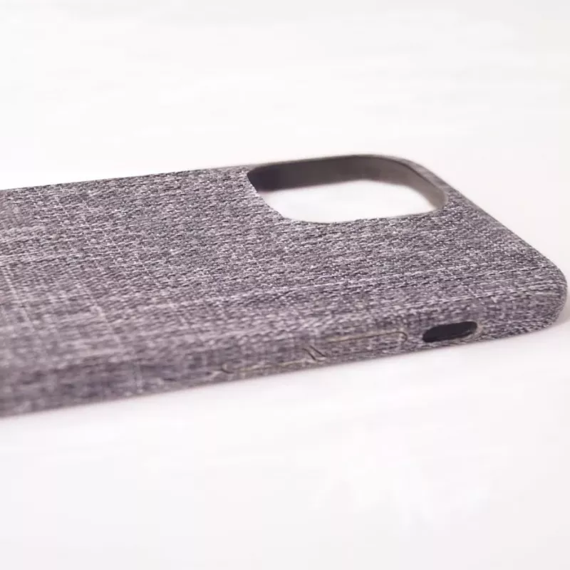 Evelatus Apple Stoffhülle für iPhone 12 mini EFC01 - Schwarz
