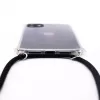 Evelatus Apple iPhone 11 Pro Silikon Transparent mit Halsband TPU-Band Transparent