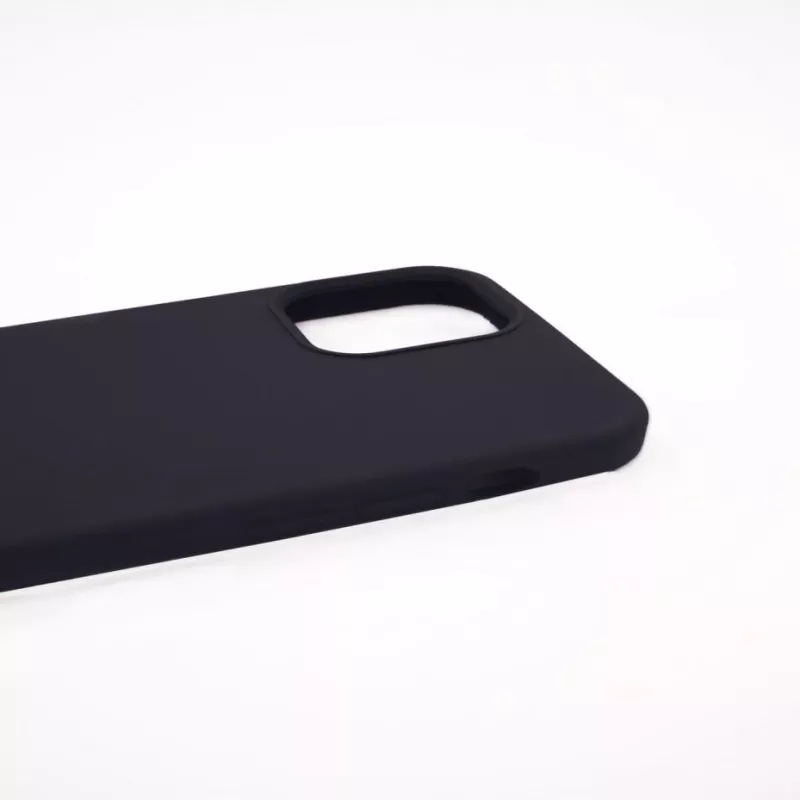 Evelatus Apple iPhone 12 Pro Max Premium Soft Touch Silikonhülle Schwarz